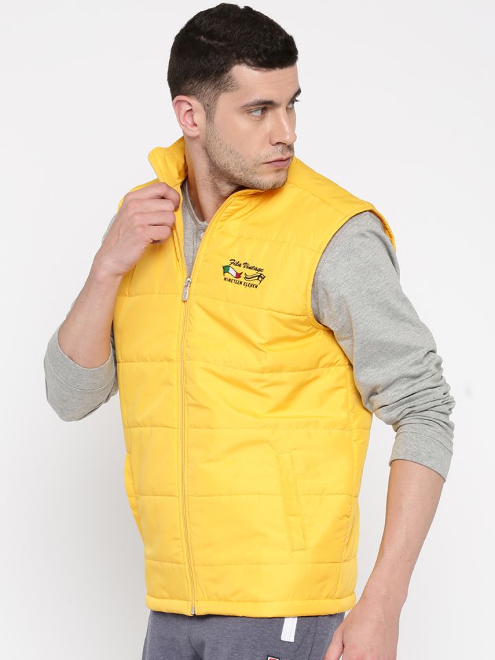 Fila yellow jacket on sale