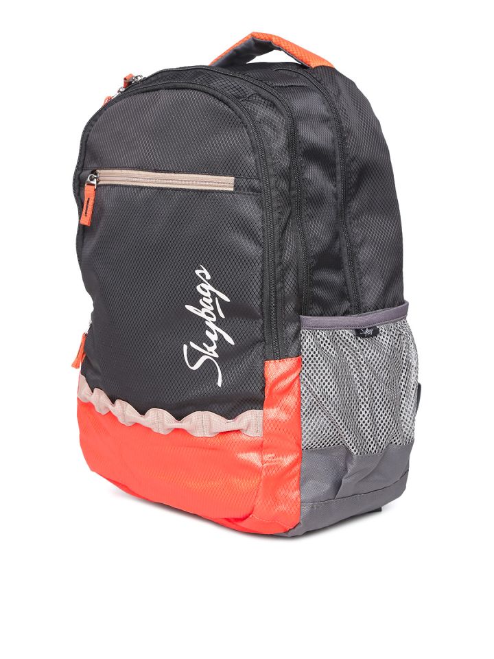 Skybags orange and black sale