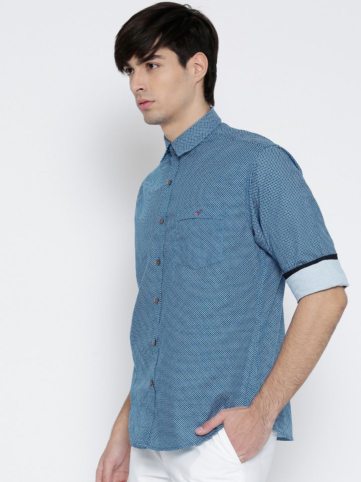 Wills lifestyle shirts myntra clearance