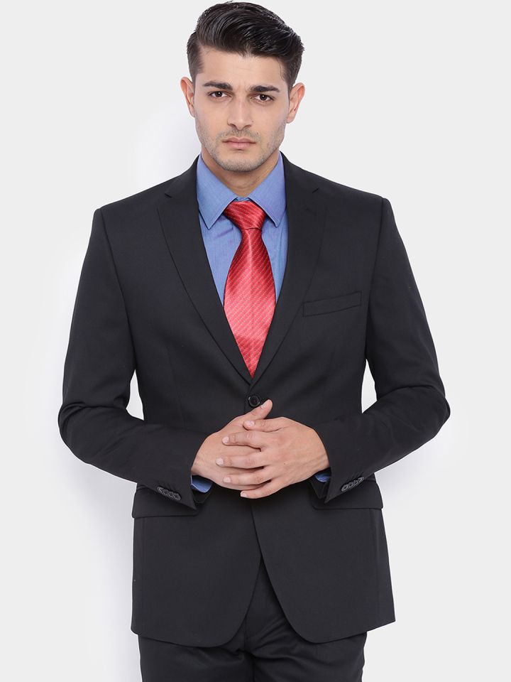 Buy SUITLTD Black Single Breasted Slim Formal Blazer Blazers for