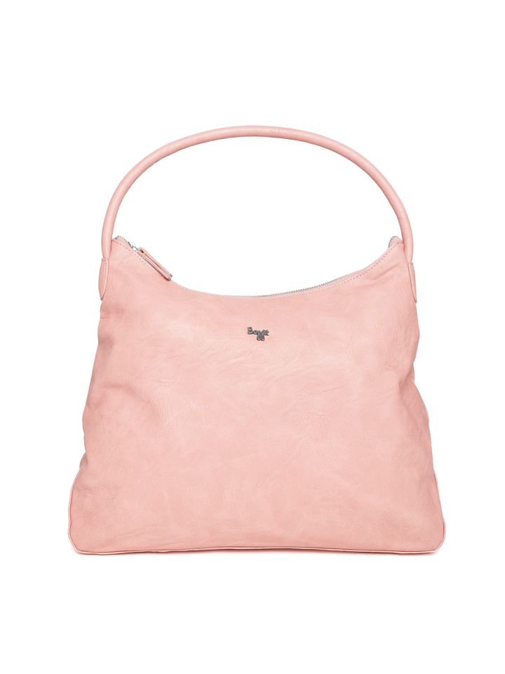 Buy Baggit Dusty Pink Hobo Bag Handbags for Women 1612617 Myntra