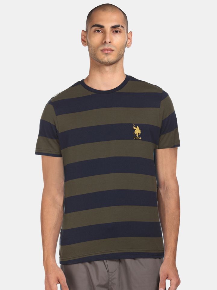 Olive green ralph lauren t shirt sale