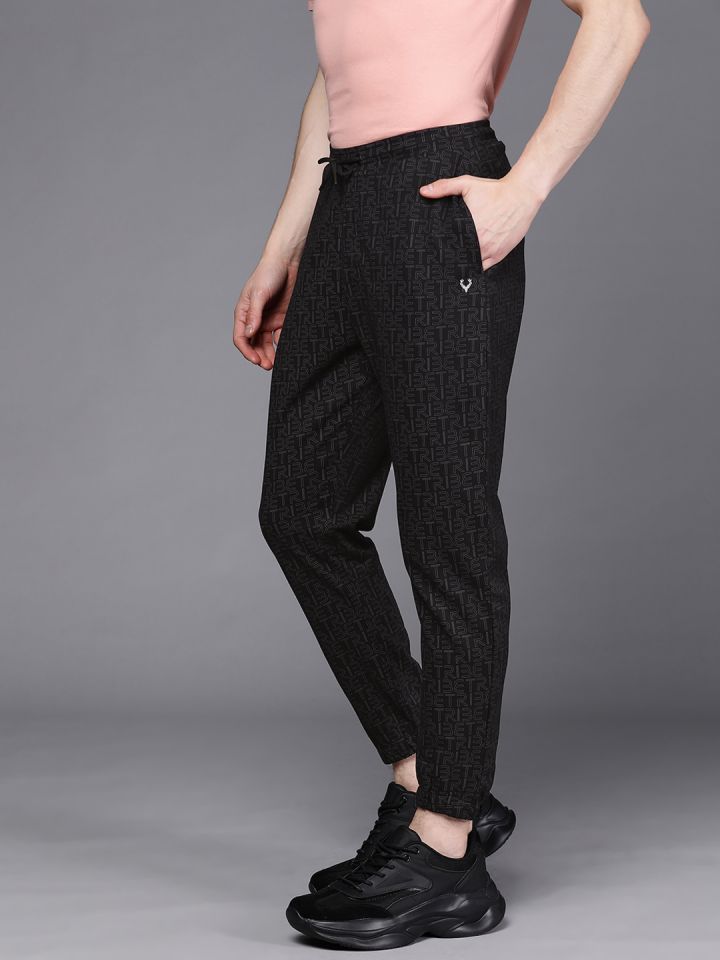 Mens pinstripe smart joggers top