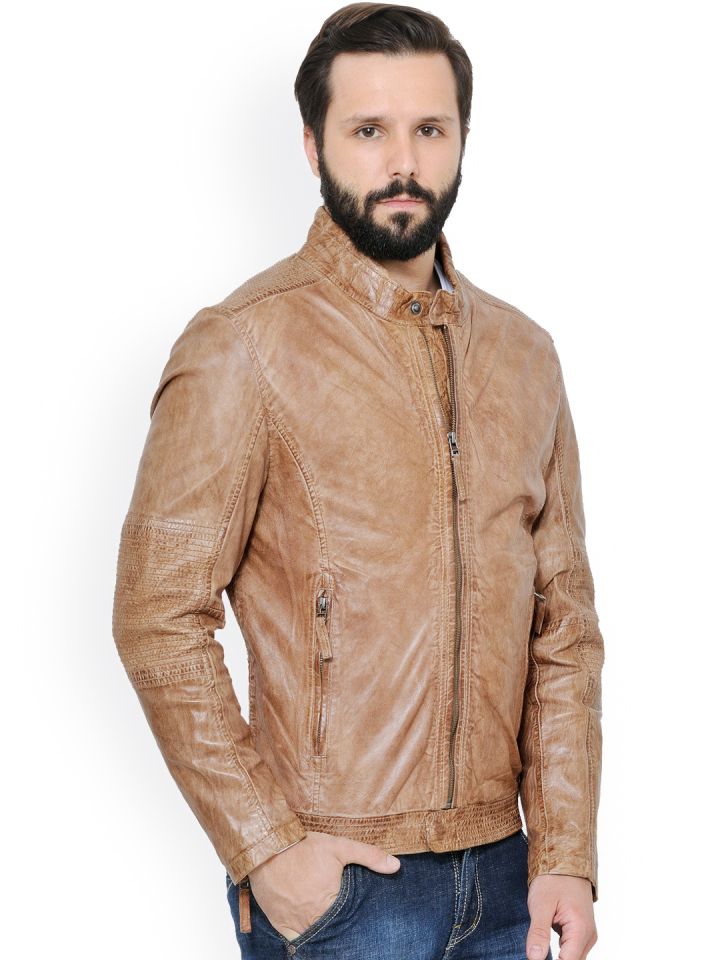 Teakwood leather jackets myntra clearance