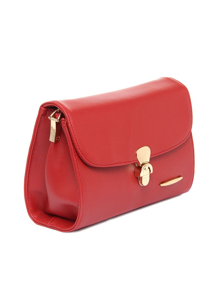 David Jones Red Sling Bag Sling Bag For Women - Red Red - Price in