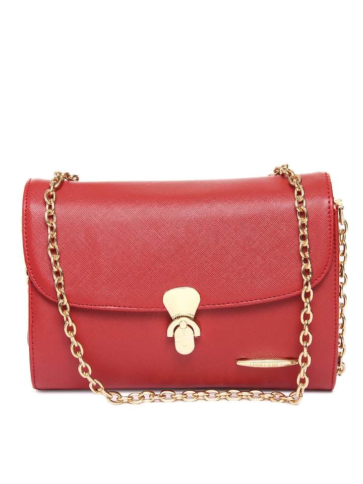 Buy David Jones Red Sling Bag - Handbags for Women 1621344