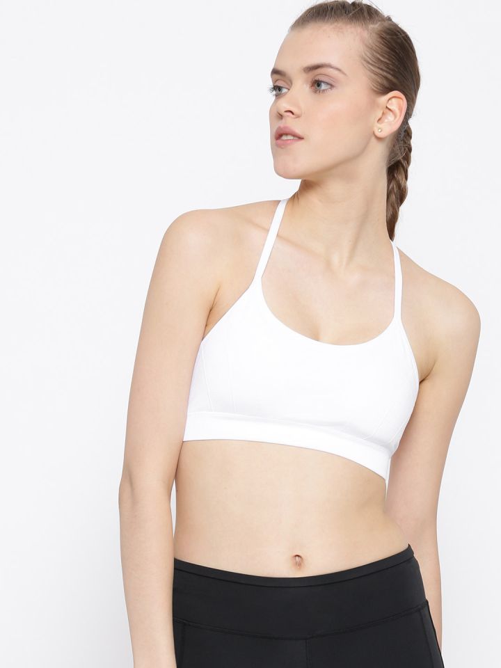 FOREVER 21 White Low Impact Sports Bra 169486