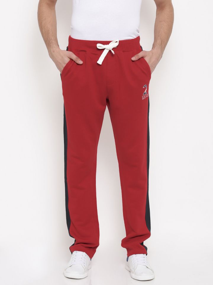 Buy U.S. Polo Assn. Red Jogger Track Pants Track Pants for Men