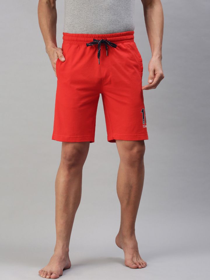 Buy U S Polo Assn Men Red Lounge Shorts Lounge Shorts for Men