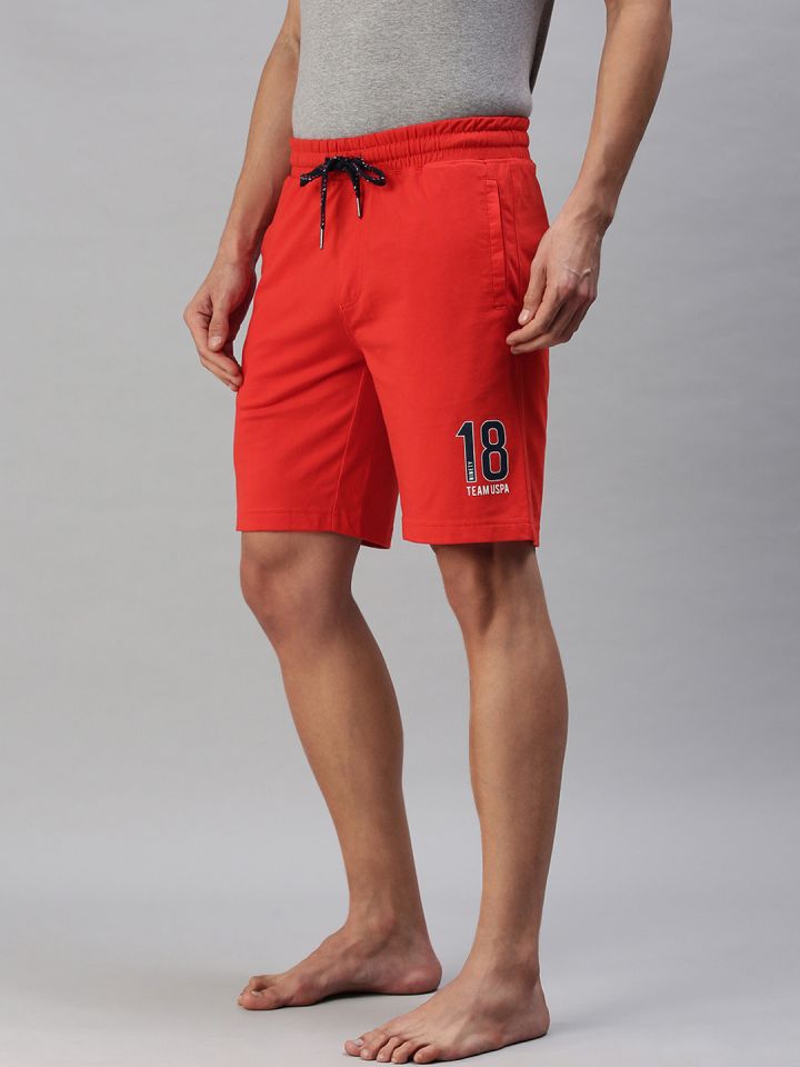 Mens red lounge sale shorts