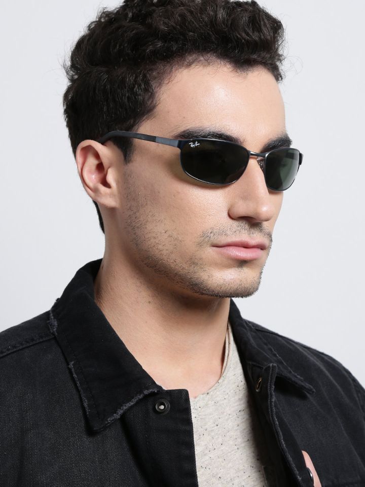Buy Ray Ban Men Rectangle Sunglasses 0RB3146I01360 - Sunglasses for Men  1627838 | Myntra