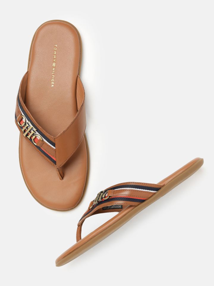 Tommy hilfiger 2025 leather chappals