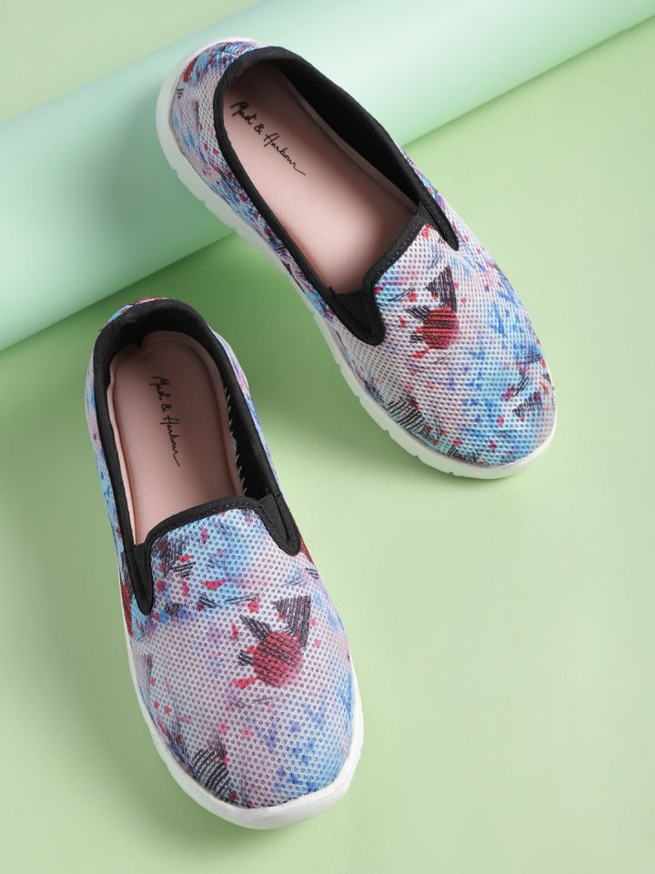 Mast Harbour Women Printed Slip On Sneakers