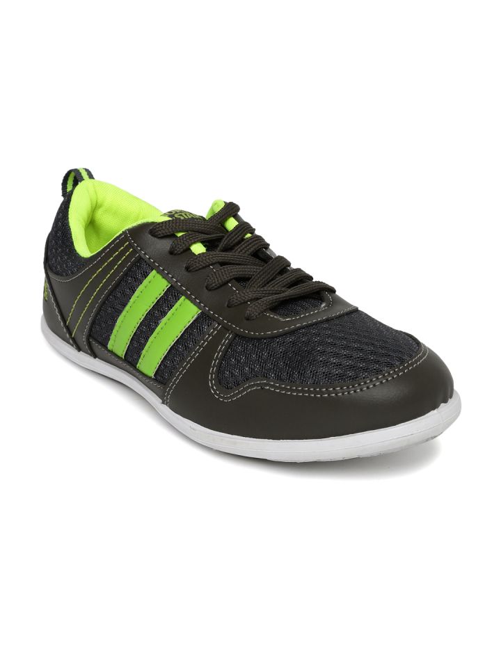 North Star Men Charcoal Grey Anmol Sneakers