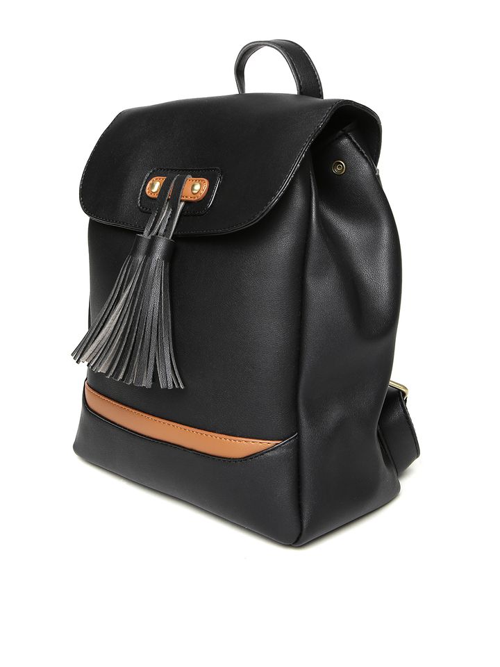 black tassel backpack
