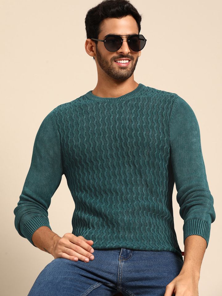 United colors of benetton men's sweaters online