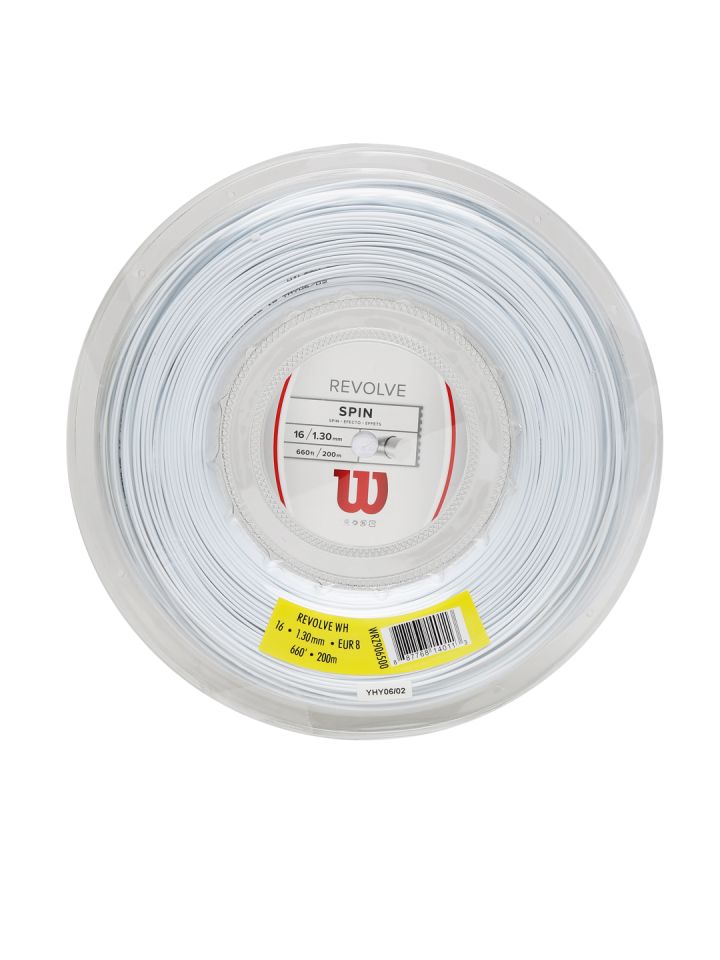 Buy Wilson Unisex White Revolve 16 1.3 Mm Tennis String Reel - Sports  Accessories for Unisex 1633938