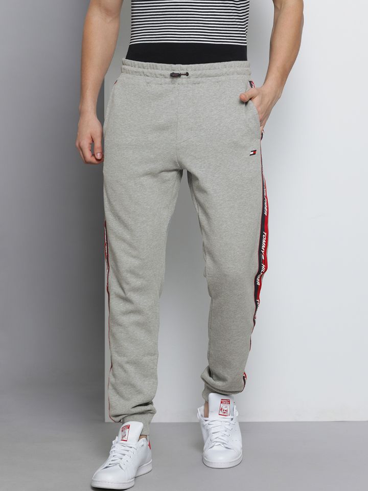 Tommy hilfiger grey best sale taped track pants