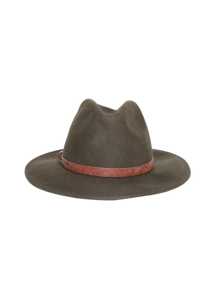 Olive fedora on sale hat