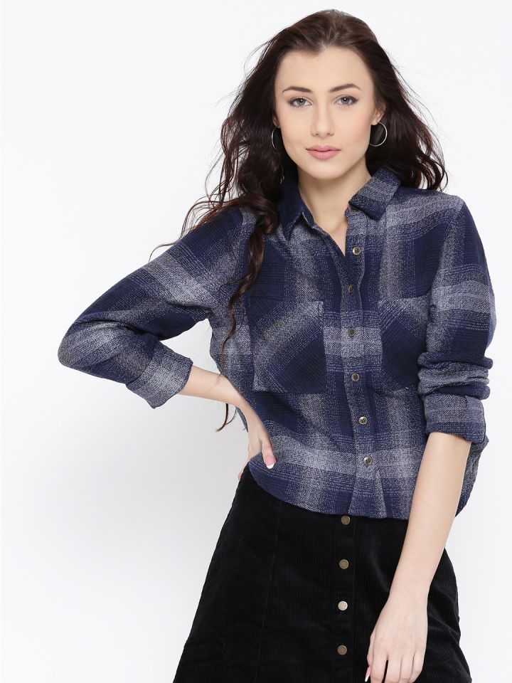 Navy blue 2025 blouse forever 21