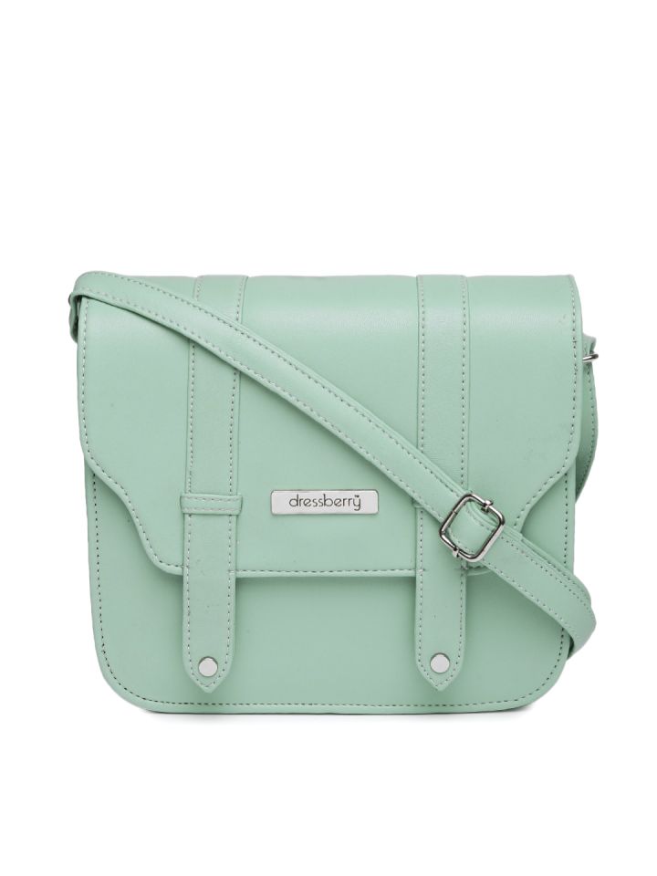 Buy DressBerry Mint Green Sling Bag Handbags for Women 1638891