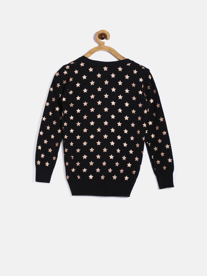 girls rose gold cardigan