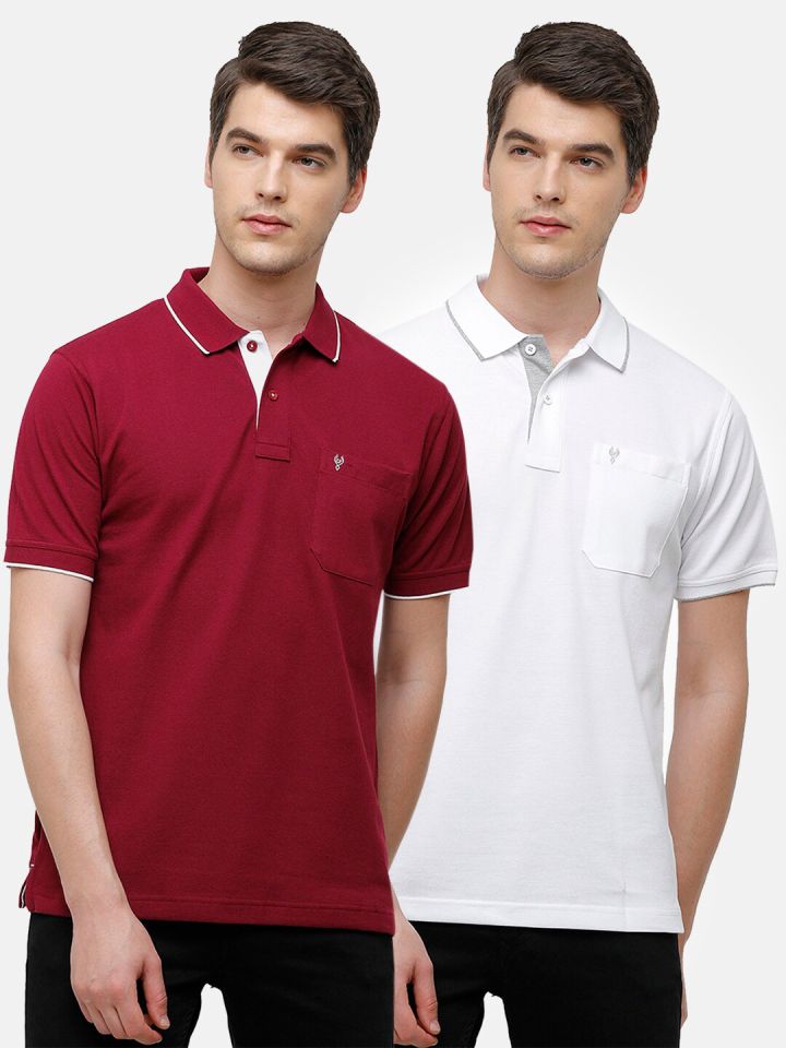 Classic polo t shirts with pocket hot sale