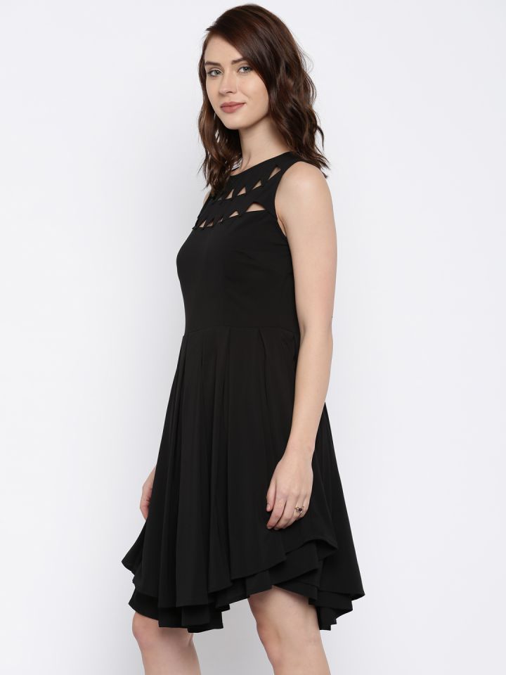 Myntra fit and flare dresses 2025