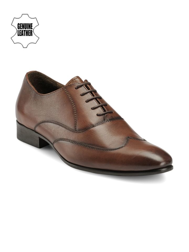 Buy Teakwood Leathers Men Brown Leather Formal Shoes Formal