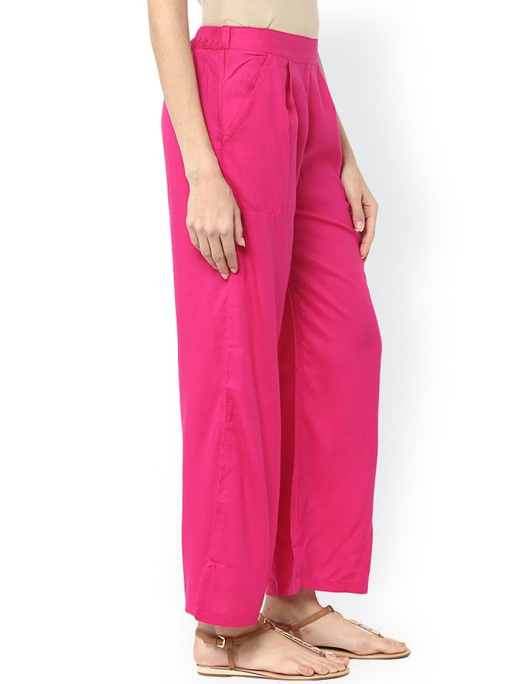 Buy Khushal K Pink Printed Kurta Palazzo Set for Women Online  Tata CLiQ