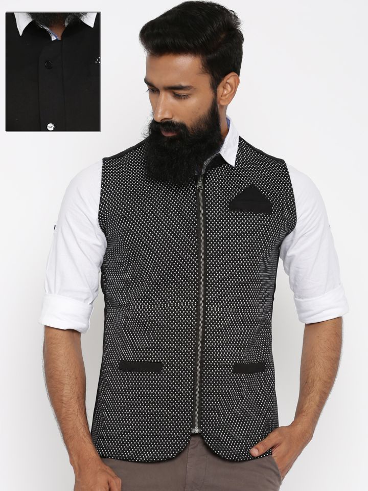 Reversible nehru jacket sales