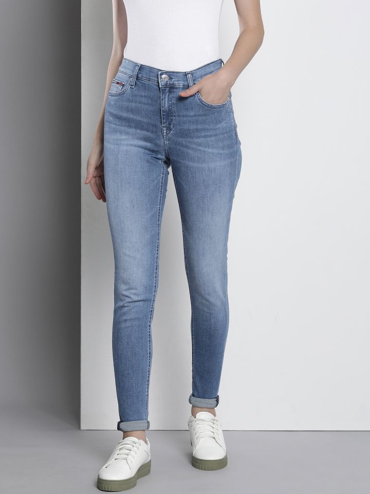 MyRunway  Shop Mango Medium Blue Nora Jeans for Women from