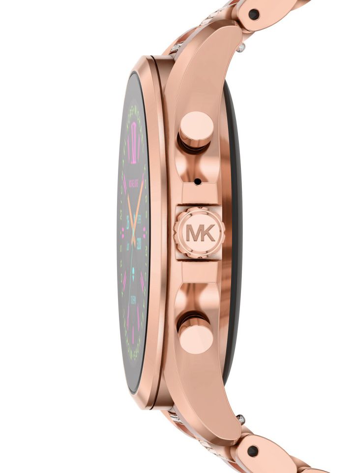 Rose gold michael kors smart watch sales