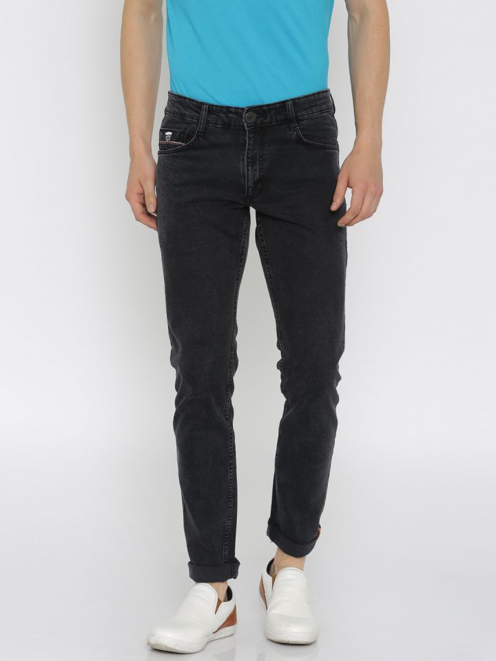 Buy John Players Men Charcoal Grey Skinny Jeans Jeans for Men