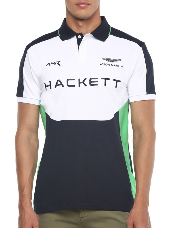 Buy Hackett London Men White AMR Classic fit T-Shirt Online
