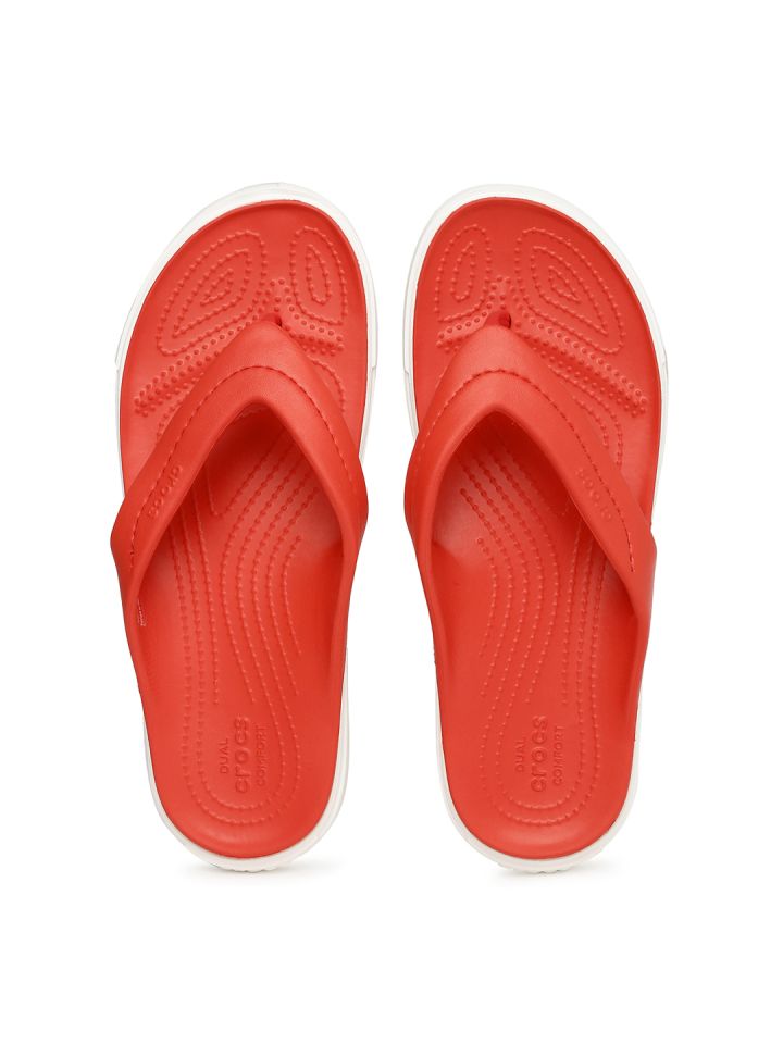 Crocs Unisex Red CitiLane Flip Flops