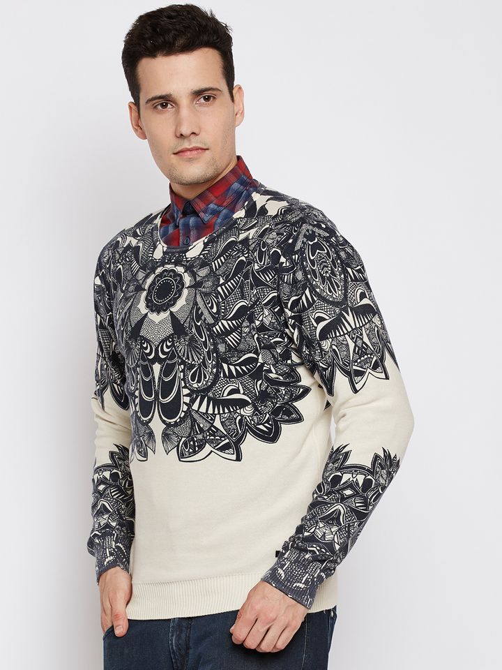 Buy Ed Hardy Men Charcoal Grey \u0026 Cream 
