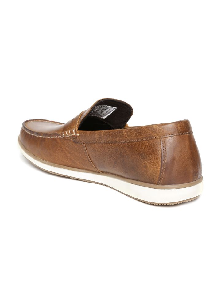 Buy Red Tape Men Brown Solid Loafers Casual Shoes for Men