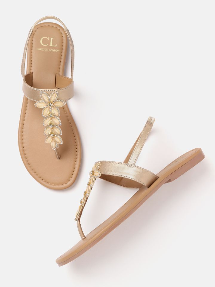 Carlton london top gold sandals