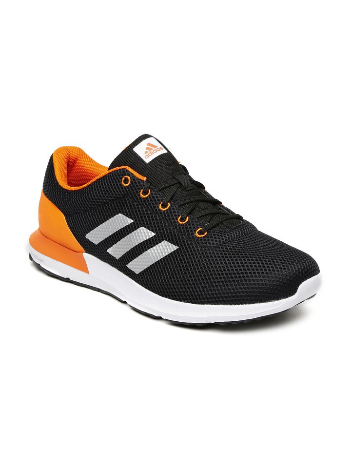 Buy ADIDAS Men Black & Orange Cosmic 1.1 Running Shoes - Shoes for 1668453 | Myntra
