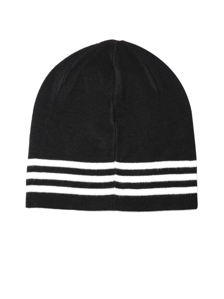 Adidas striped beanie clearance
