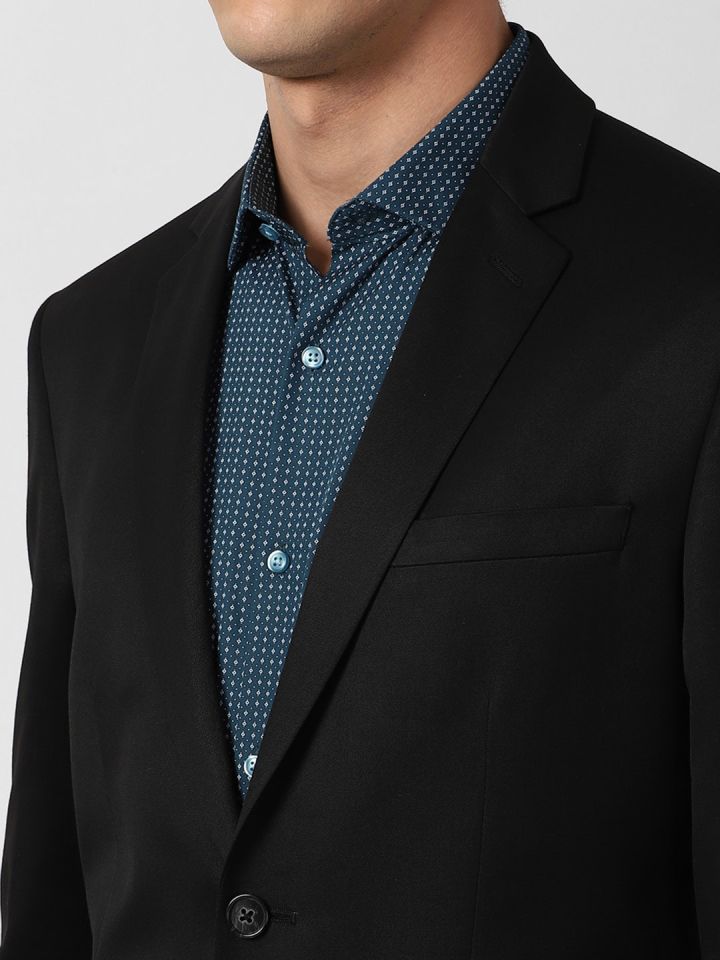 Peter england black blazer new arrivals