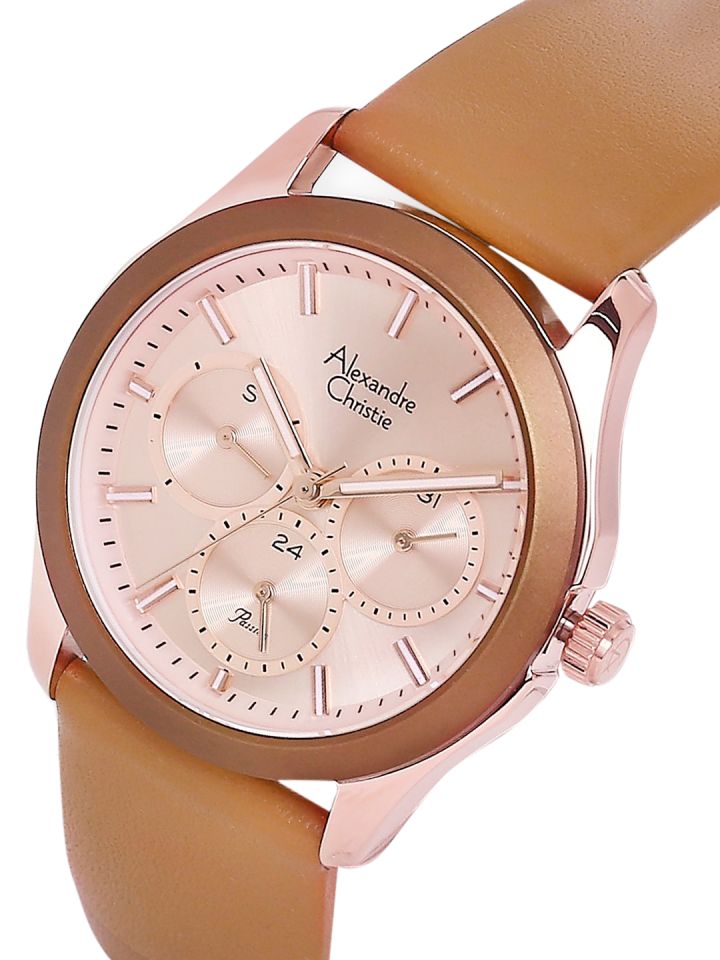 Alexandre christie leather watch online