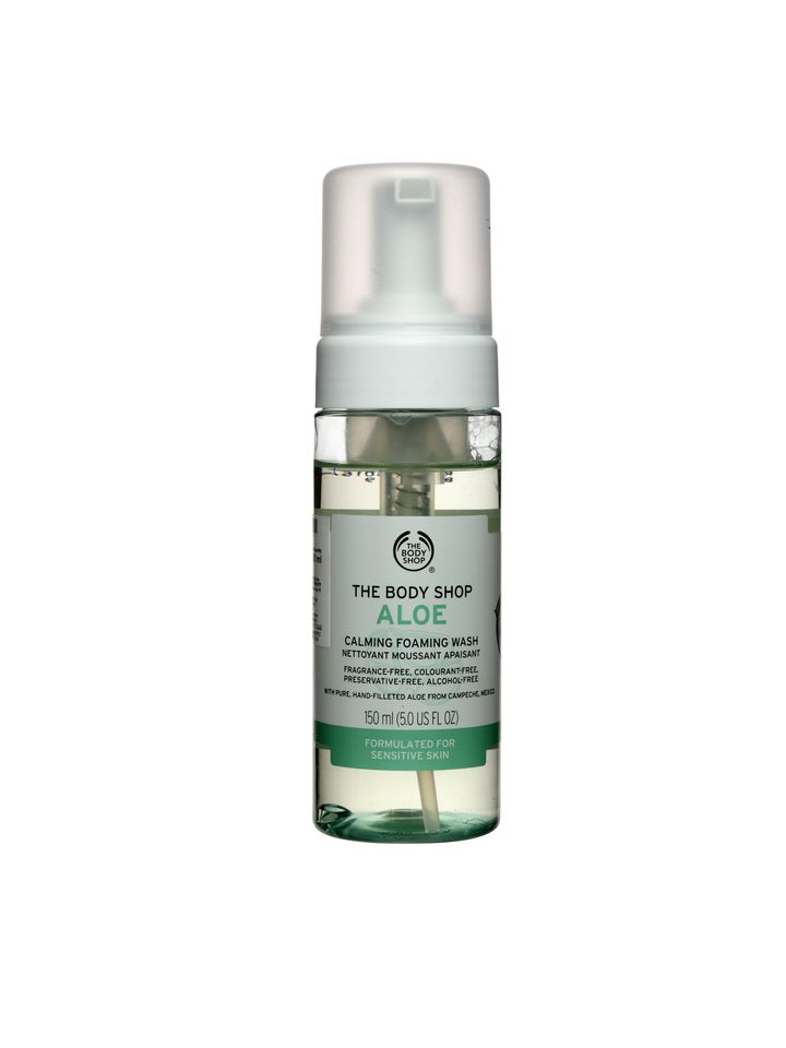 the body shop aloe foaming facial wash