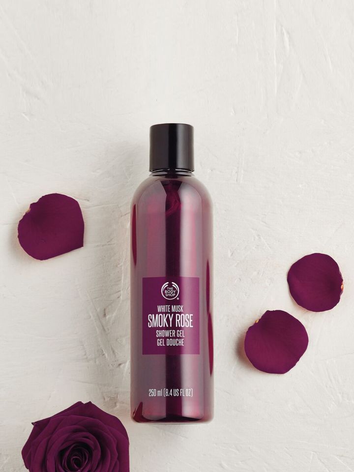 White musk smoky rose shower hot sale gel