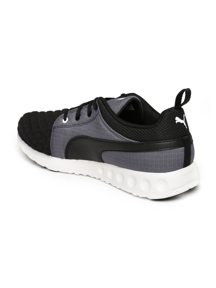 Puma Men Black Grey Carson Runner Quilt Running Shoes