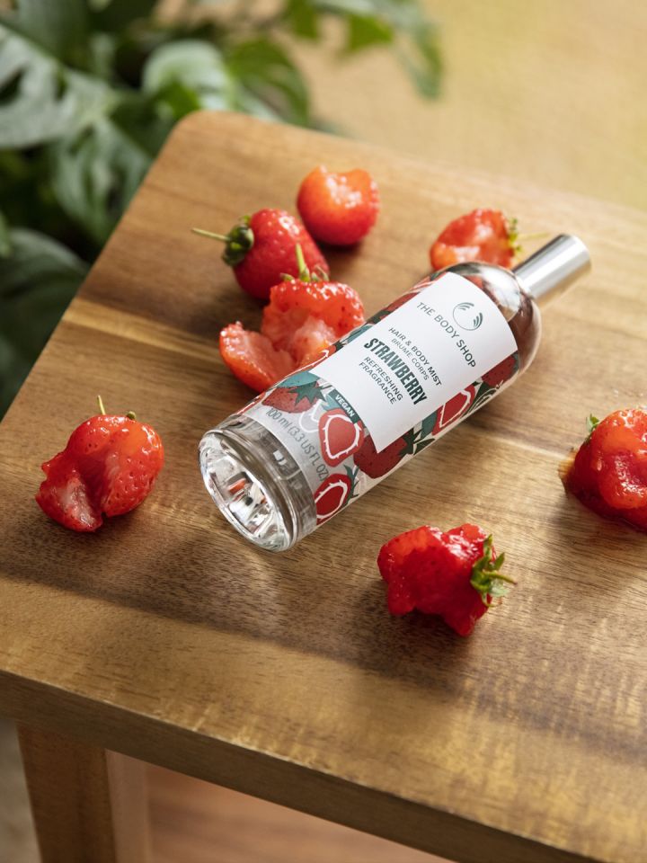Body shop perfume strawberry store