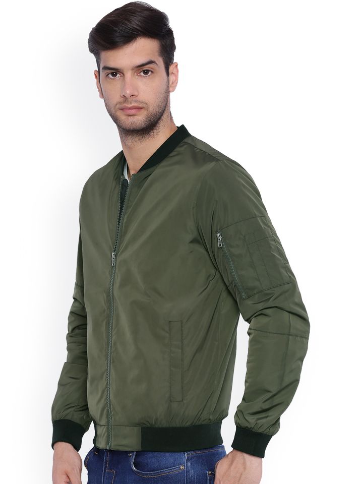 Deezeno OLive Green Bomber Jacket