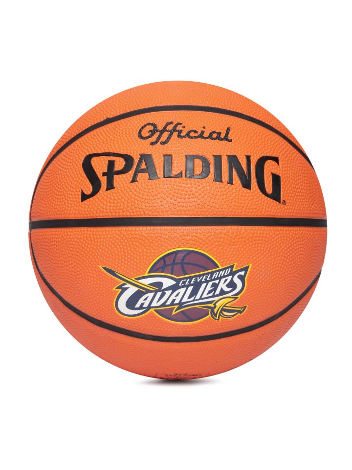 Spalding Men Orange LeBron James Printed Basketball