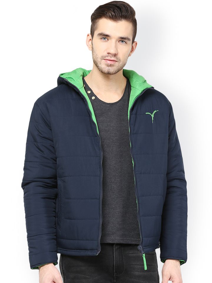 Monteil Munero Navy Green Reversible Jacket